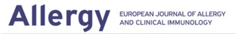 allergy european journal of allergy and clinical immunology logo